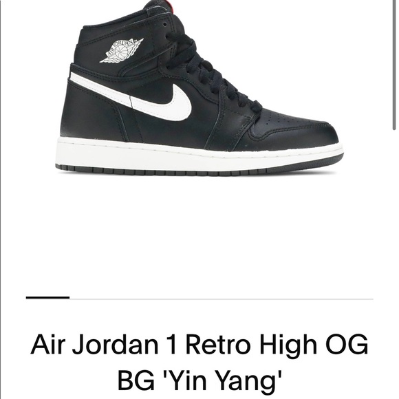 Air Jordan Retro High OG BG Yin Yang Size Y